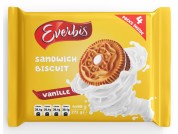 Печиво цукрове «Everbis» з начинкою з ароматом ванілі