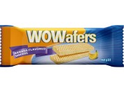 Вафлі «Wowafers» зі смаком банана.